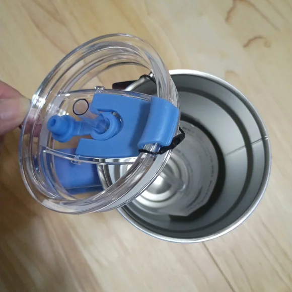 Blue Stainless Steel Travel Tumbler - Picture 3 of 3